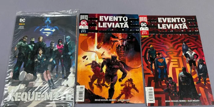 Evento Leviatã -+ Xeque - Mate - Bendis - DC - Panini