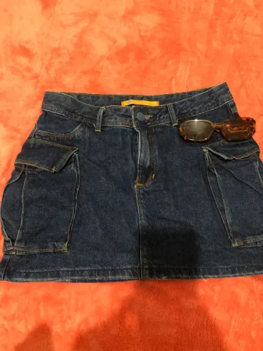 Saia jeans