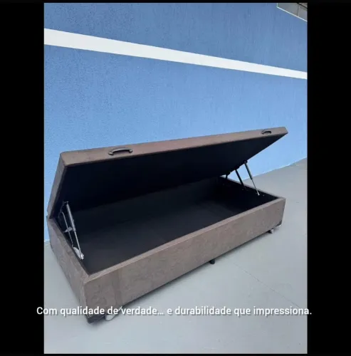 Baú para cama de solteiro 