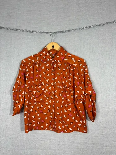 Camisa box passaros Farm tam P