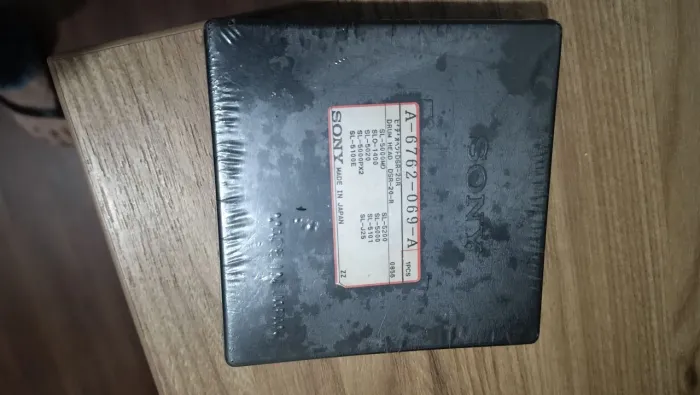 Raro item vintage, peça de cabeçote vídeo Betamax lacrada