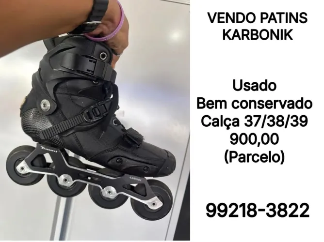 Patins de Fibra de Carbono - Karbonik