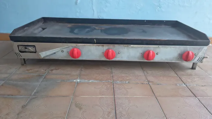 Chapa de hambúrguer profissional com 1,20m