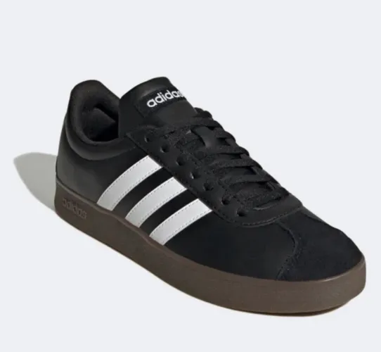 Tênis Adidas VL Court Base Feminino - Preto+Marrom