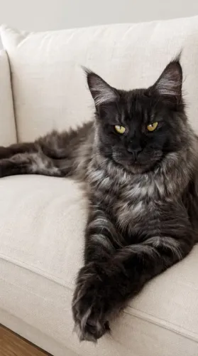 Filhote Maine coon Black smoke fêmea