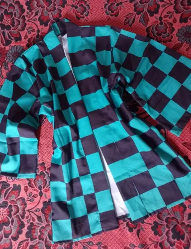 Capa de Cosplay Demon Slayer Tanjiro Usada