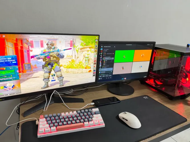 Teclado mecânico switch blue - k500 b61