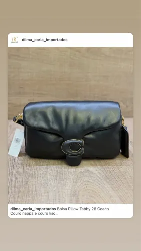 Bolsa Coach NY Couro pelica