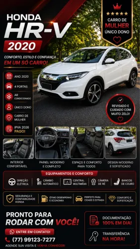 Honda HR-V EXL 1.8 Flexone 16V 5P Aut. 2020