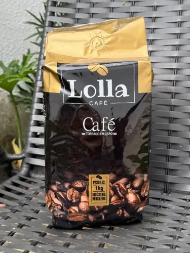 Lolla Café em Grãos 1kg - 100% Arábica Sul de Minas Gourmet Embalagem Valvulada Premium