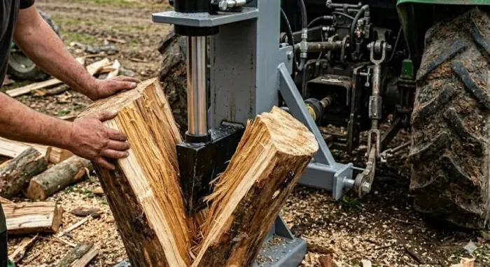 Rachador de Lenha Hidráulico 15 Toneladas Tratorizado ? Ideal Para Fazenda e Sítio!