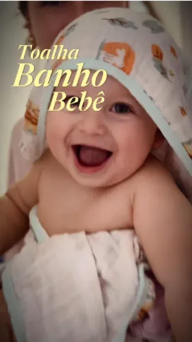 Toalha de banho infantil com Capuz