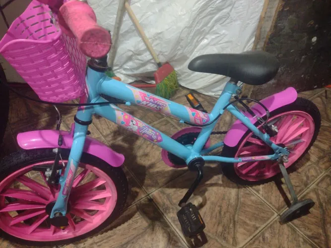 Bicicleta aro 14, infantil menina