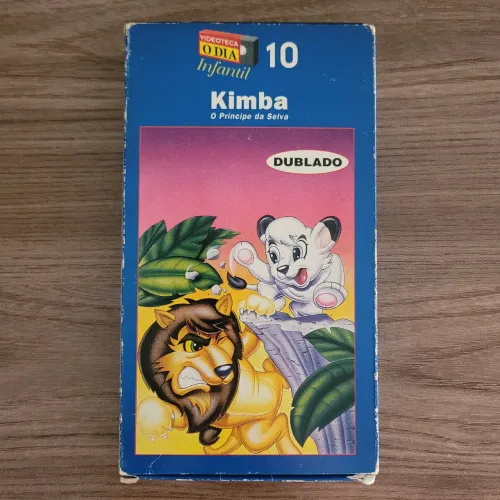 Fita VHS Kimba O Príncipe da Selva - Ozamu Tezuka