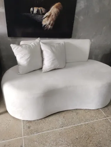 Sofá curvo orgânico top de linha