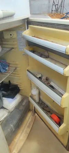 Geladeira sem funcionar