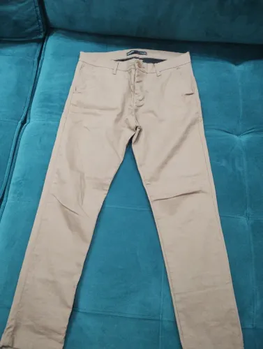 Calça masculina caqui cropedd