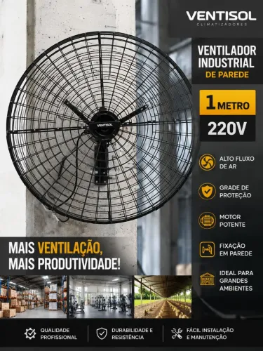 VENTILADOR INDUSTRIAL 1 METRO