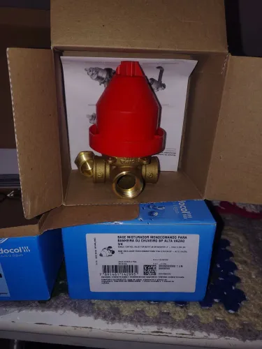 Base misturador monocomando para banheira ou chuveiro alta vazão, misturador monocomando