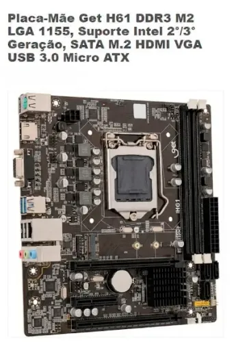 Placa Mãe LGA 1155