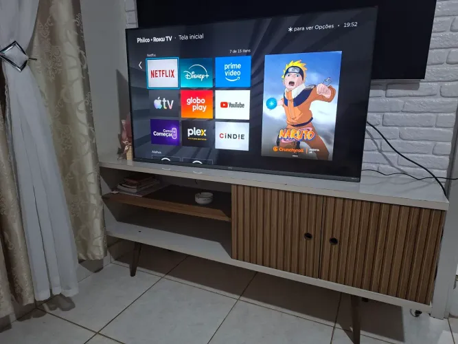 POSSUI DETALHE IMPERCEPTÍVEL 50 POLEGADAS SMART 4K BORDA INFINITA BLUETOOTH FAÇO ENTREGA 