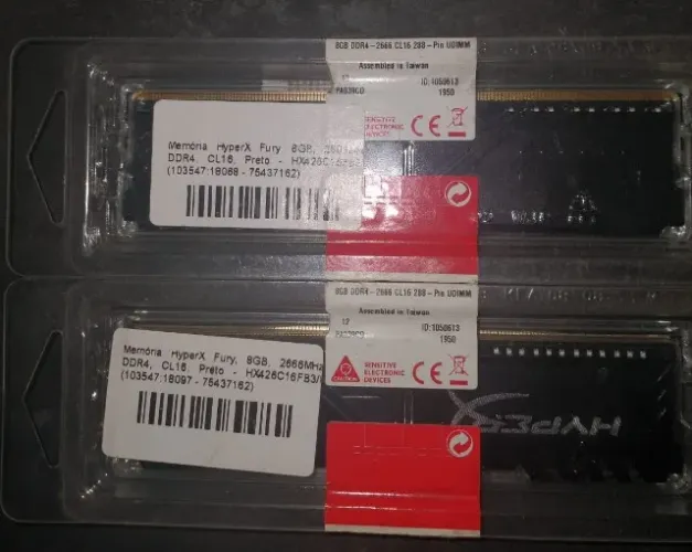 Memoria hyperx fury 8gb