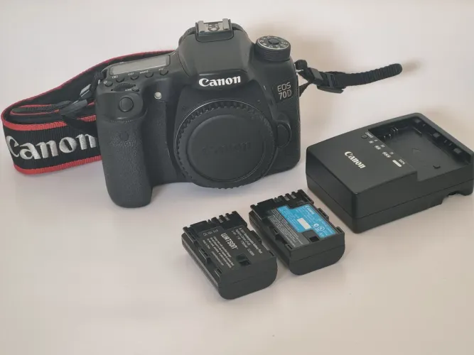 Canon 70D *com placa queimada*, para peças