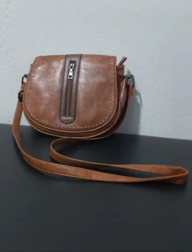 Bolsa Feminina Transversal Marrom Caramelo Tiracolo