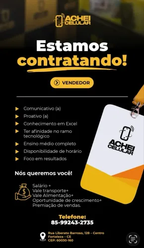 VAGA PARA CAPTADOR DE CLIENTES