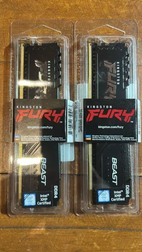 Kit 2 memória ram kingston Fury beast DDR4 8GB 3200mhz