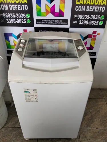 Máquina de lavar Brastemp 9 kg funcionando perfeitamente com garantia de 3 meses