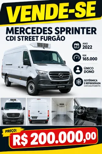 Mercedes-Benz Sprinter 416 Furgão Longo T.b. 2.2 Dies 2022