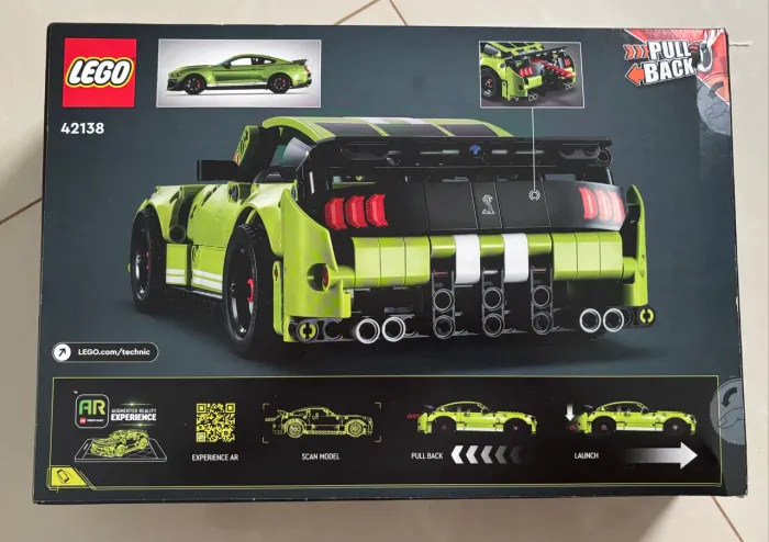 LEGO 42138 - FORD MUSTANG SHELBY - PULL BACK