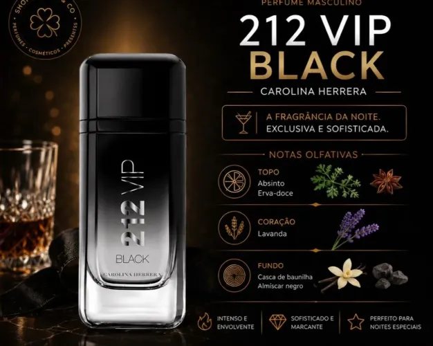 Perfume 212 vip Black 200 ml