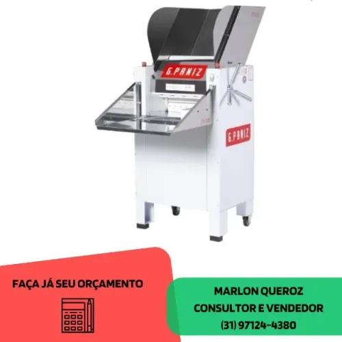 Cilindro de Massas 50CM 2 Motores G.Paniz Novo