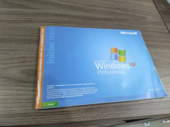 Cd original Windows XP com encarte sem chave 