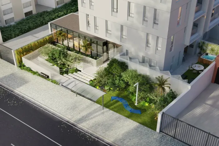 Apartamento na planta com 2 quartos no Alto da XV em Curitiba