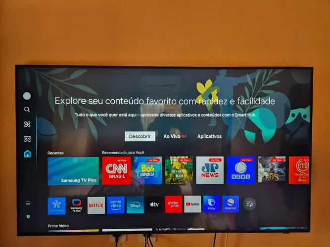 Tv sansung 55 smart muito nova