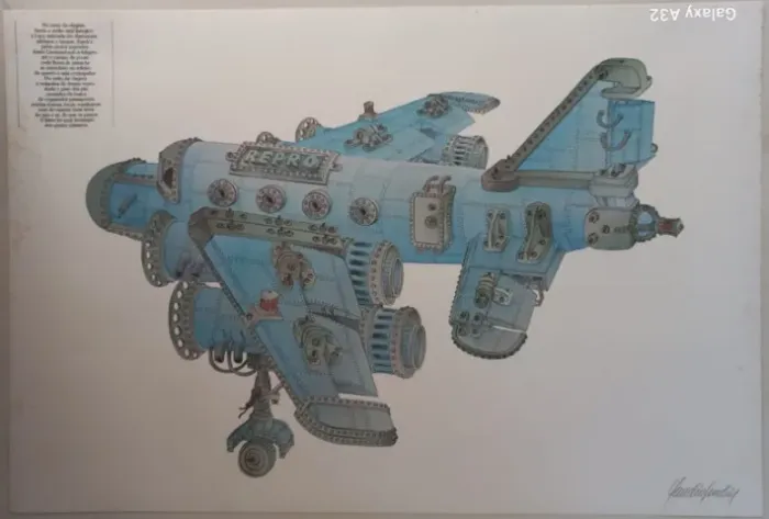 Gravura de Cláudio Sendin - Quadro em serigrafia