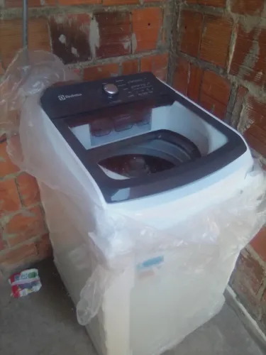 Máquina de lavar 14,5 cesto inox nova no plástico