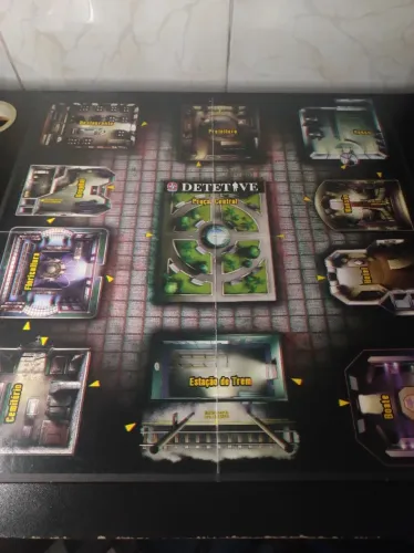 JOGO DE TABULEIRO DETETIVE 3D COMPLETO