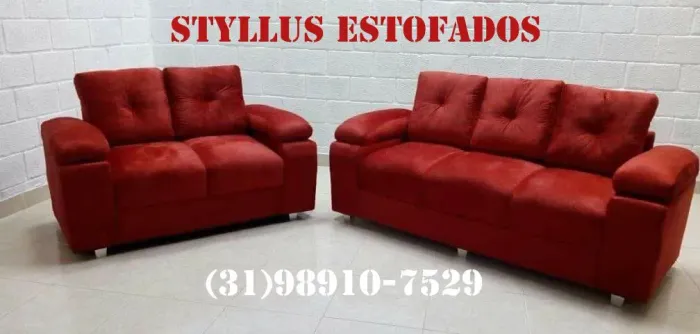 Sofá de 2 e 3 lugares novo