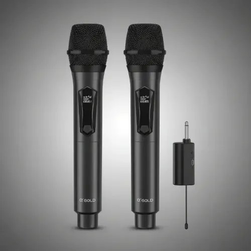 Microfone Duplo Sem Fio Profissional
