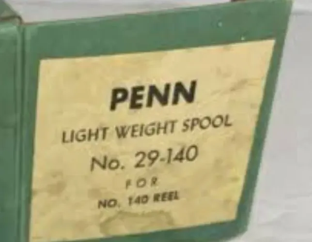 Carretel de pesca convencional Penn 140 Squidder peça 29 -140 feito nos EUA novo