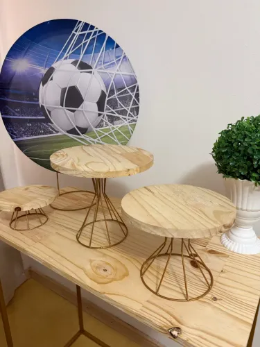Decoração Pegue e Monte Futebol Brasil