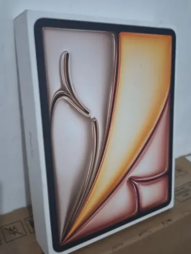 APPLE IPAD AIR DE 13(M3) 128GB NACIONAL, LUZ DAS ESTRELAS, LACRADO, NOTA FISCAL E GARANTIA