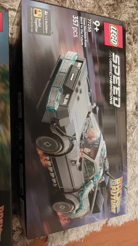 Lego speed champs de volta para o futuro