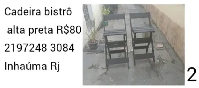 Cadeira bistrô 