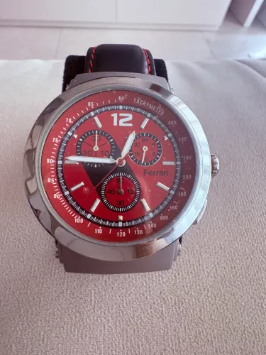 Relógio Masculino Ferrari Runner FC007-B Cronógrafo Original