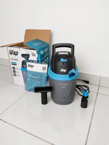 Aspirador Pó e Água Potente 1400w Soprador Pequeno Portatil Barril 5,5 Litros Wap